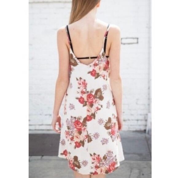 BRANDY MELVILLE Floral Mini Dress Small S - Picture 9 of 9